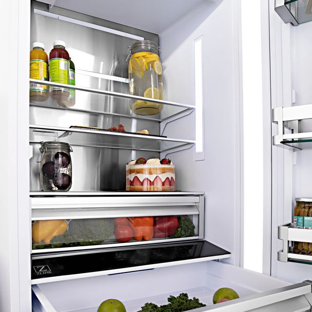 ZLINE 16.1 Cu. Ft. Stainless Steel Counter Depth Bottom Freezer Refrigerator 4