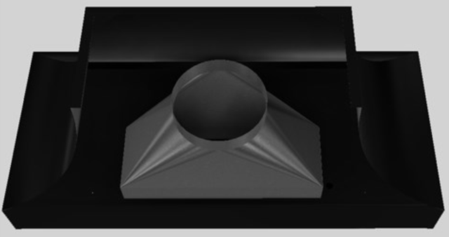 Vent-A-Hood® Designer Series 54" Black Wall Mounted Range Hood 2