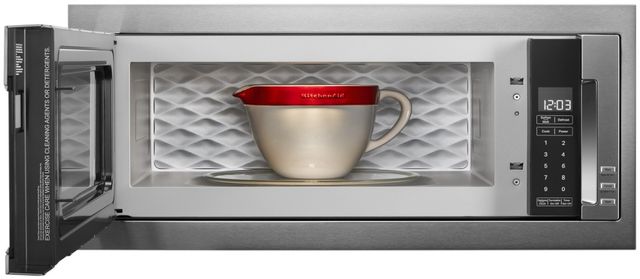 KitchenAid® 1.1 Cu. Ft. Stainless Steel Built In Microwave-2