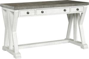 Samuel Lawrence Furniture Valley Ridge Distressed White/Rustic Gray Desk