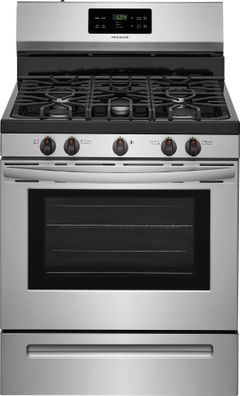 Frigidaire® 30" Stainless Steel Free Standing Gas Range-FFGF3054TS