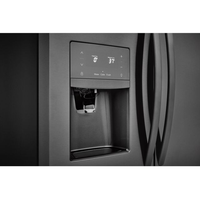 Frigidaire® 22.5 Cu. Ft. Counter Depth French Door Refrigerator-Black Stainless Steel 2