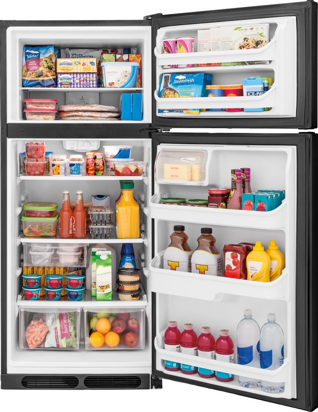 Frigidaire® 16.3 Cu. Ft. Top Freezer Refrigerator-Black 5