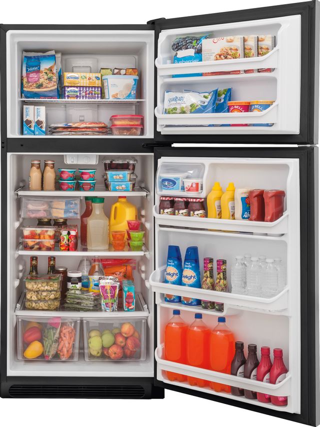 Frigidaire® 20.4 Cu. Ft. Black Top Freezer Refrigerator 22