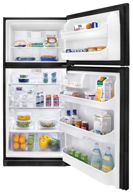 Frigidaire 21 Cu. Ft. Top Freezer Refrigerator-Black 1