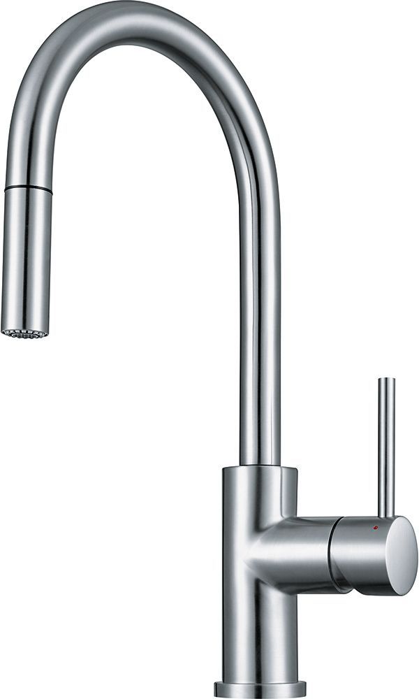 Franke Eos Series Pull-Down Faucet-Stainless Steel-0