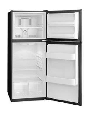 Frigidaire 9.9 Cu. Ft. Top Freezer Refrigerator-Black 1