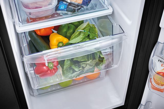 Frigidaire® 22 Cu. Ft. Counter Depth Side-by-Side Refrigerator-Ebony 5