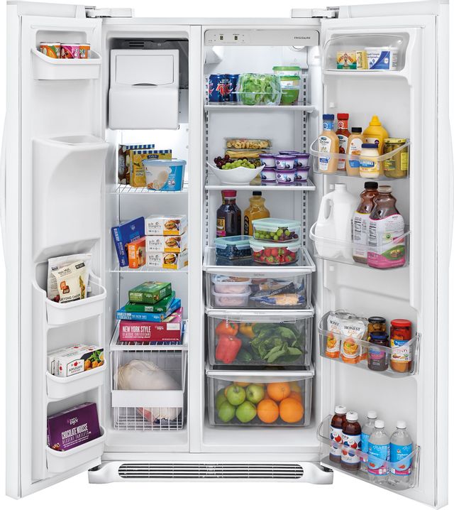 Frigidaire® 22 Cu. Ft. Counter Depth Side-by-Side Refrigerator-Pearl 12