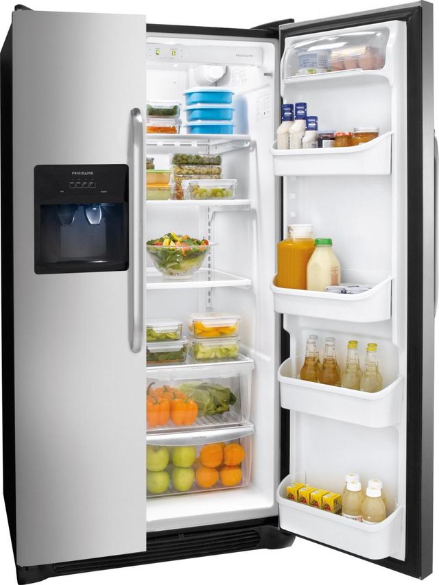 Frigidaire® 26 Cu. Ft. Side-By-Side Refrigerator-Stainless Steel 4