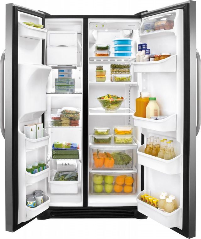Frigidaire® 26 Cu. Ft. Side-By-Side Refrigerator-Stainless Steel 1
