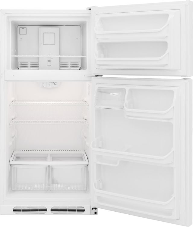 Frigidaire® 15 Cu. Ft. Top Freezer Refrigerator-White 8