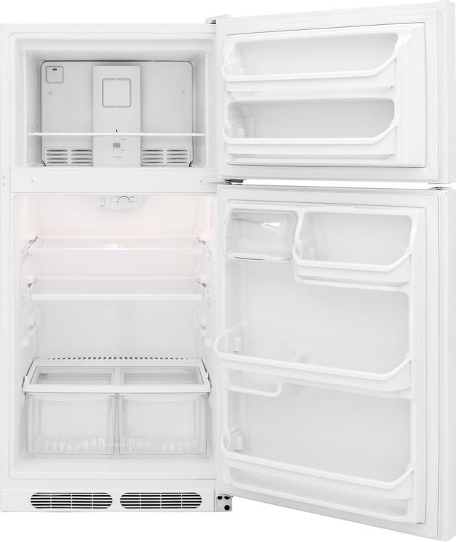 Frigidaire® 15 Cu. Ft. Top Freezer Refrigerator-White 2