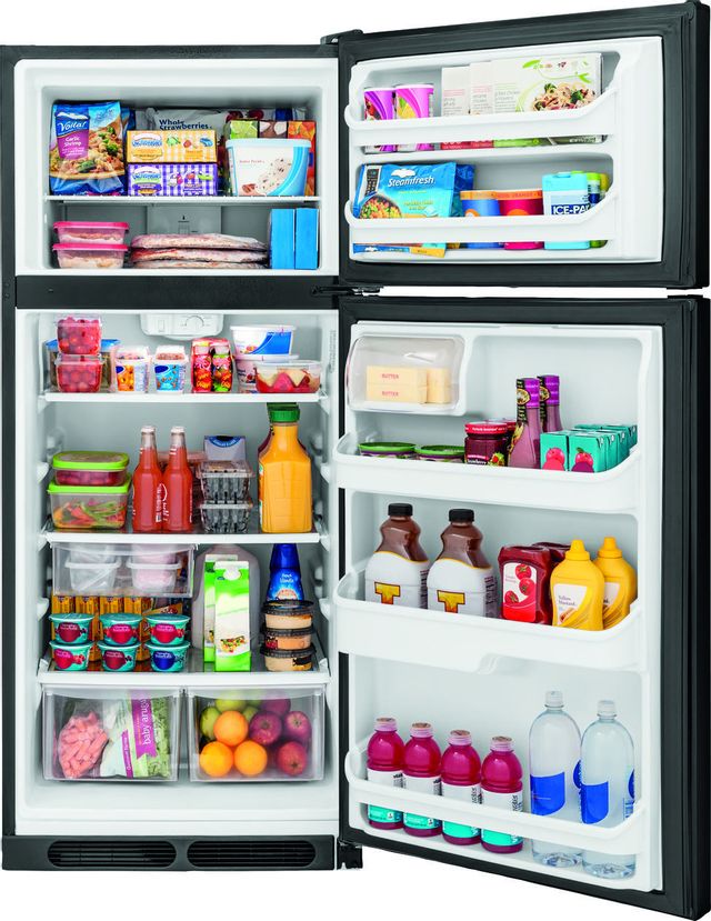 Frigidaire® 16.3 Cu. Ft. Top Freezer Refrigerator-Black 3