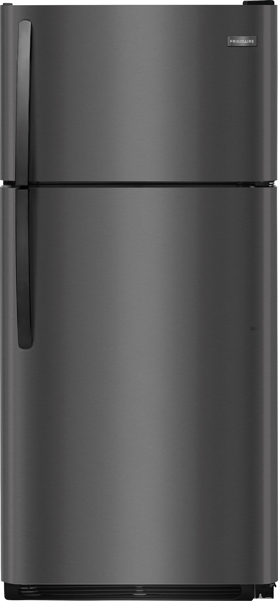 frigidaire black stainless steel fridge