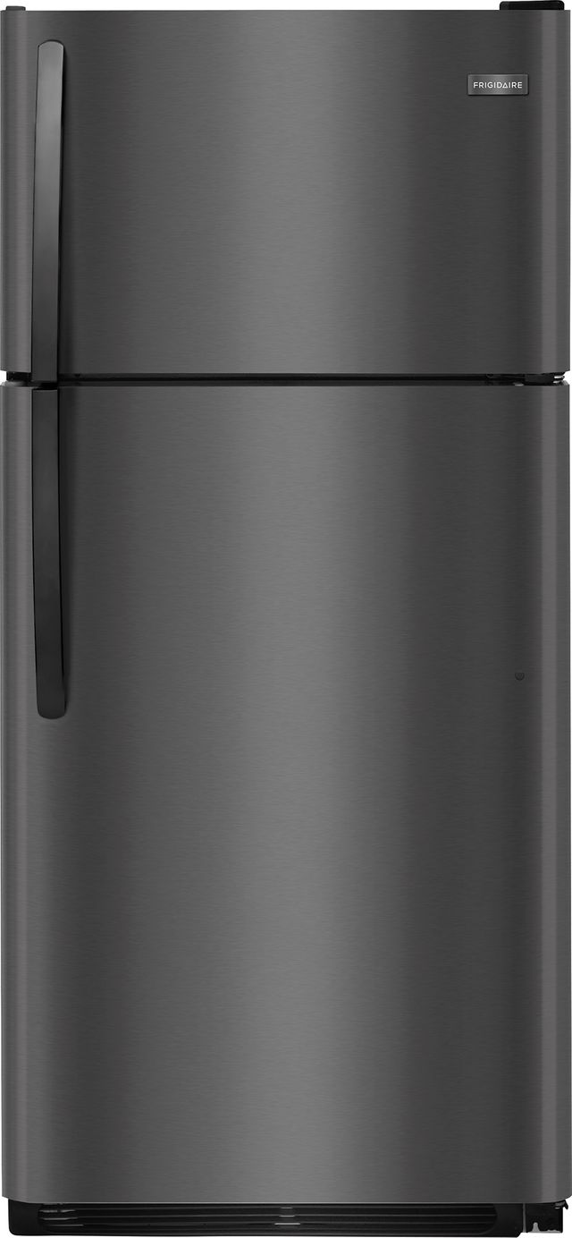 Frigidaire® 18 Cu. Ft. Black Stainless Steel Top Freezer Refrigerator