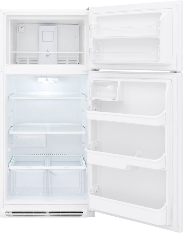 Frigidaire® 18 Cu. Ft. Top Freezer Refrigerator-Pearl White 3