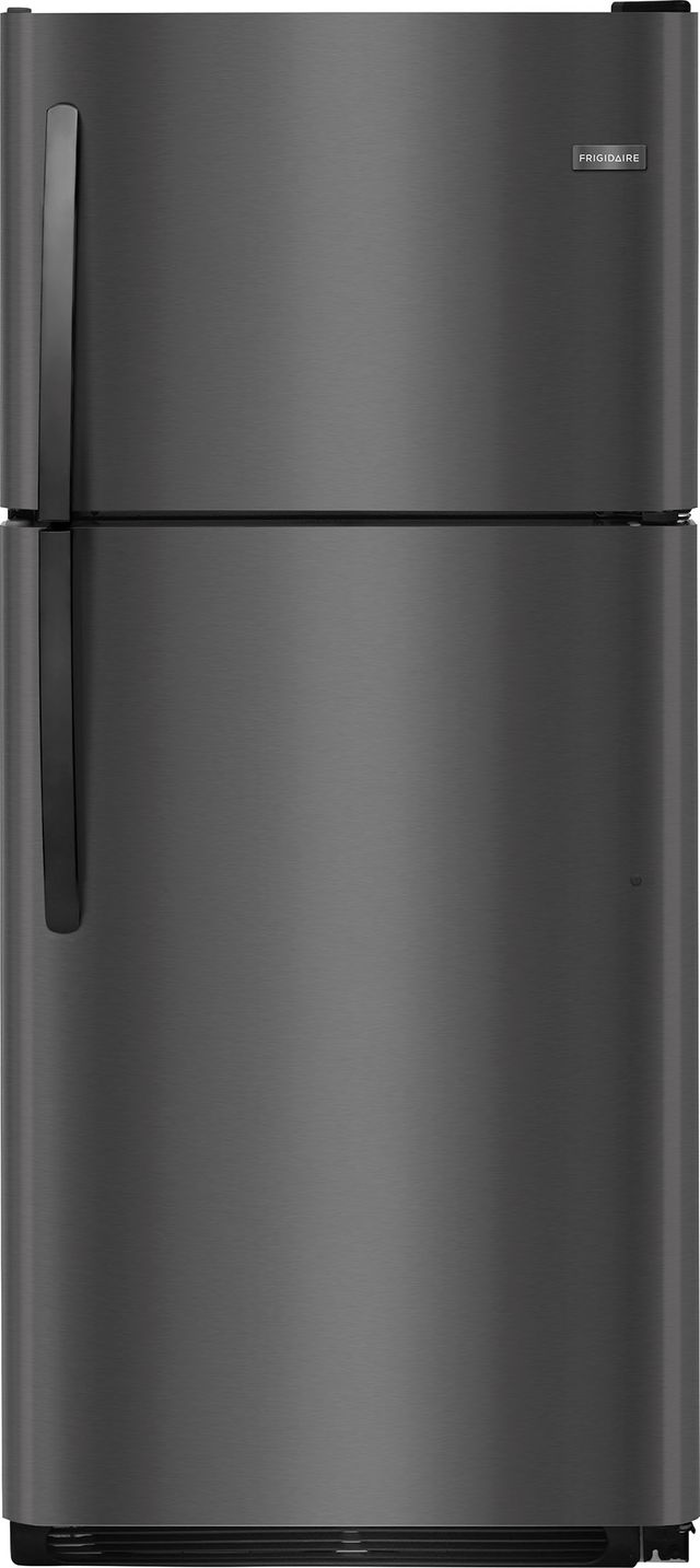 Frigidaire® 20.4 Cu. Ft. Black Stainless Steel Top Freezer Refrigerator 0