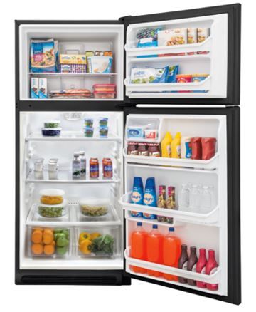 Frigidaire 20.3 Cu. Ft. Top Freezer Refrigerator-Black 1