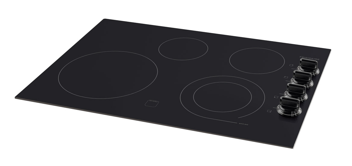Frigidaire Gallery Black 30 30 Inch Electric Stovetop Cooktop FGEC3045KB 