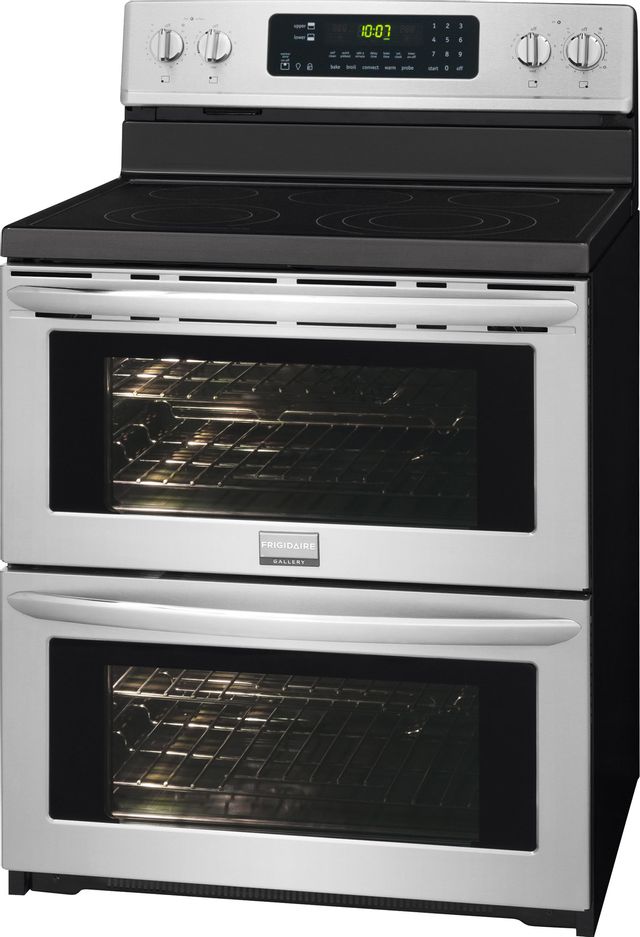 Frigidaire Gallery®30" Free Standing Electric Double Oven Range-Stainless Steel 2