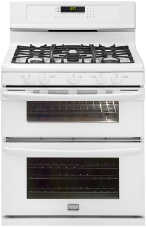 30 freestanding gas range double oven