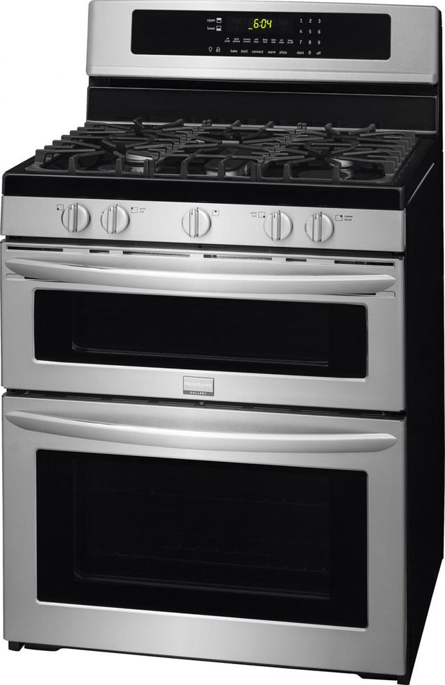 Frigidaire Gallery® 30" Free Standing Gas Double Oven Range-Stainless Steel 2