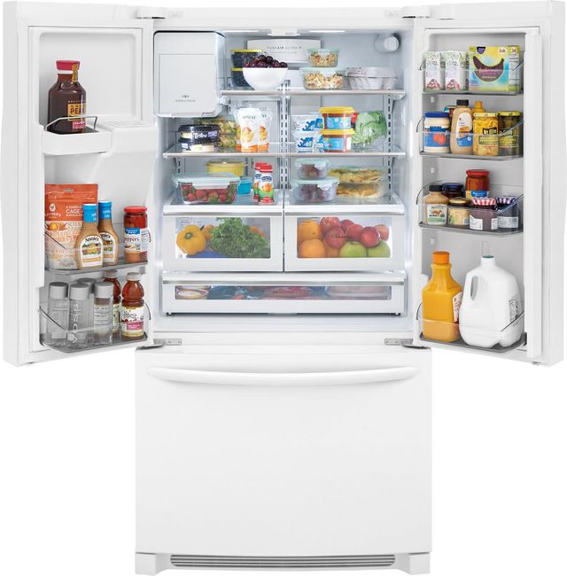 Frigidaire Gallery® 26.8 Cu. Ft. French Door Refrigerator-Pearl White 1