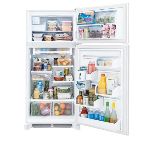 Frigidaire Gallery 18.3 Cu. Ft. Top Freezer Refrigerator-White 1