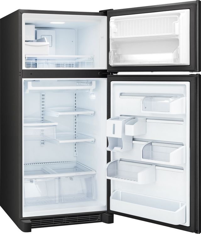 Frigidaire Gallery® 20.5 Cu. Ft. Top Freezer Refrigerator-Ebony Black 3