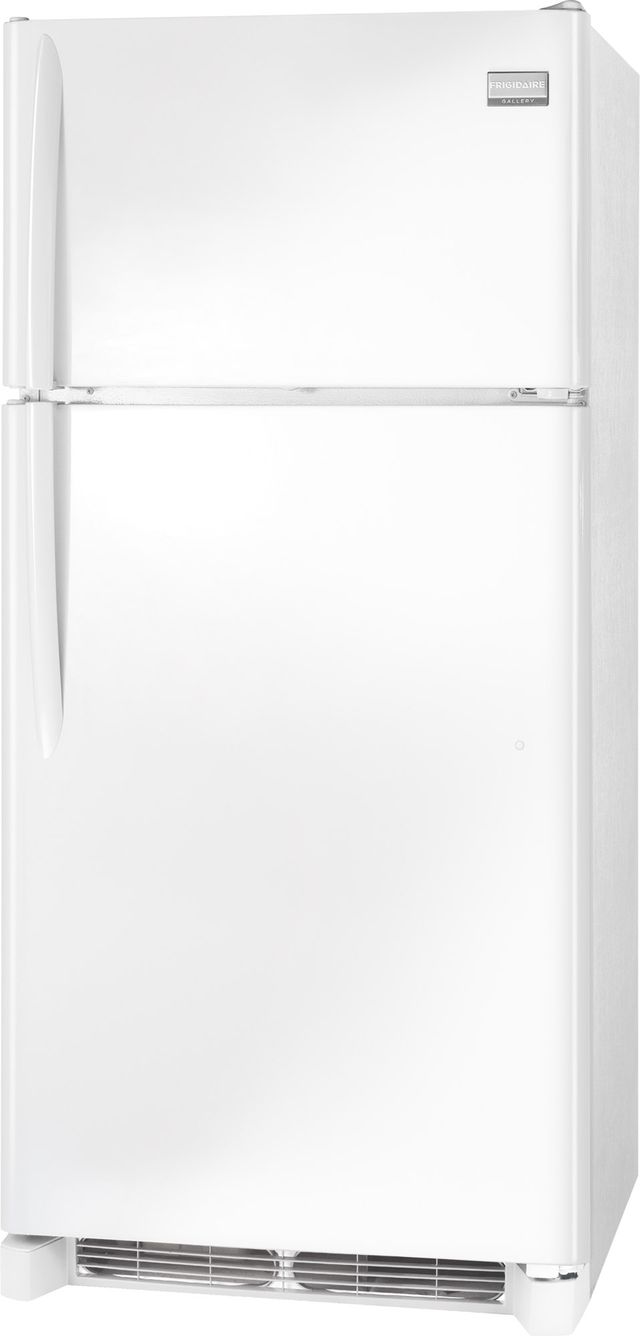 Frigidaire Gallery® 20.5 Cu. Ft. Top Freezer Refrigerator-Pearl White 3