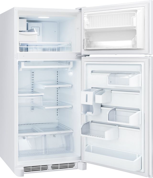 Frigidaire Gallery® 20.5 Cu. Ft. Top Freezer Refrigerator-Pearl White 5