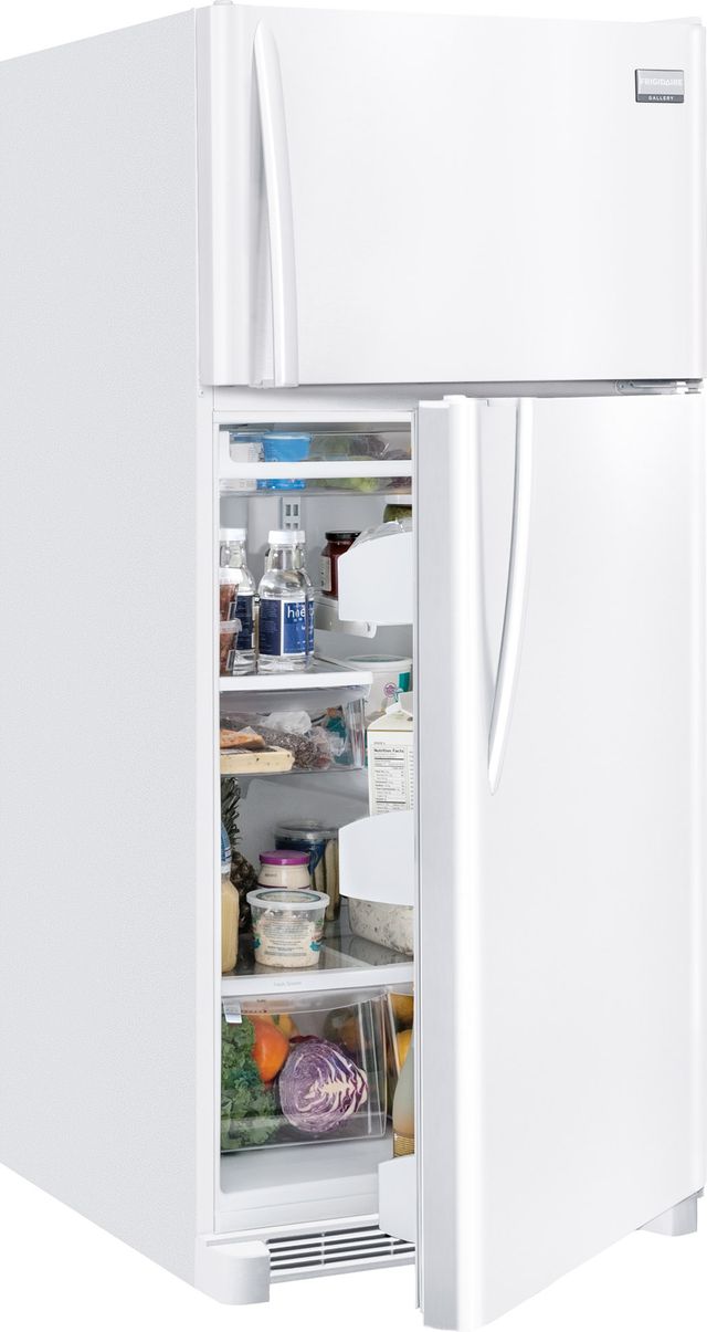 Frigidaire Gallery® 20.5 Cu. Ft. Top Freezer Refrigerator-Pearl White 8