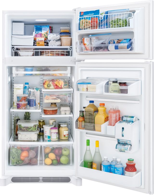 Frigidaire Gallery® 20.5 Cu. Ft. Top Freezer Refrigerator-Pearl White 1