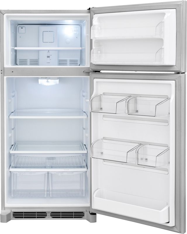 Frigidaire Gallery® 18.0 Cu. Ft. Top Freezer Refrigerator-Stainless Steel 4