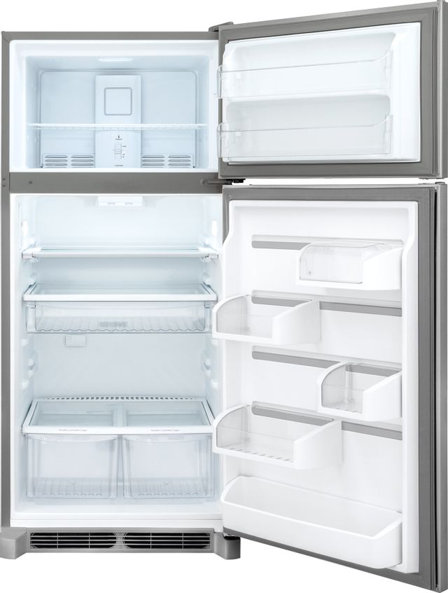Frigidaire Gallery® 18.1 Cu. Ft. Top Freezer Refrigerator-Stainless Steel 4