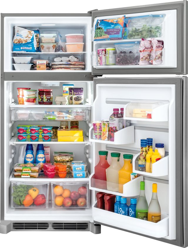 Frigidaire Gallery® 18.1 Cu. Ft. Top Freezer Refrigerator-Stainless Steel 5