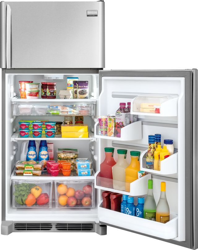 Frigidaire Gallery® 18.1 Cu. Ft. Top Freezer Refrigerator-Stainless Steel 6