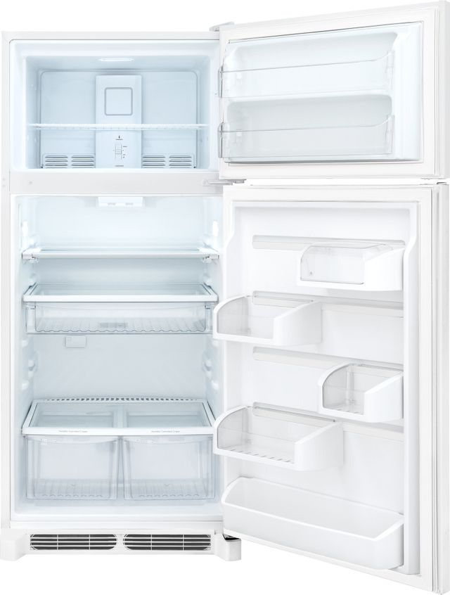 Frigidaire Gallery® 18.1 Cu. Ft. Top Freezer Refrigerator-Ebony Black 4