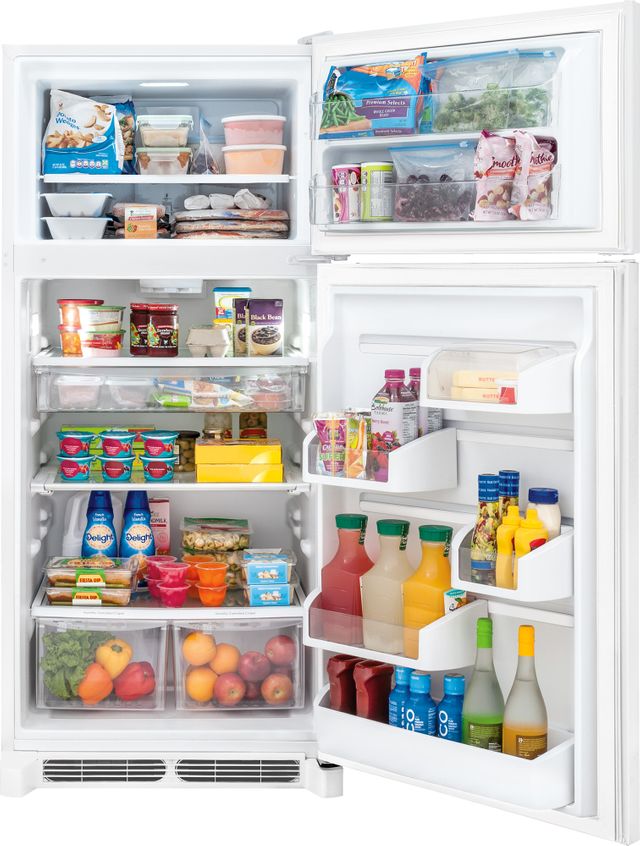 Frigidaire Gallery® 18.1 Cu. Ft. Top Freezer Refrigerator-Pearl White 5