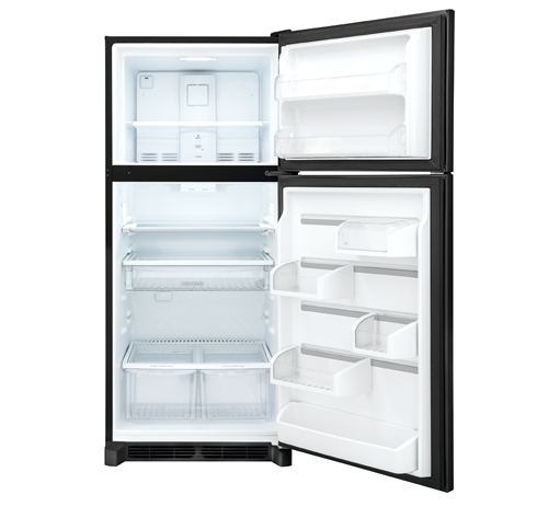 Frigidaire Gallery® 20.4 Cu. Ft. Top Freezer Refrigerator-Ebony Black 1