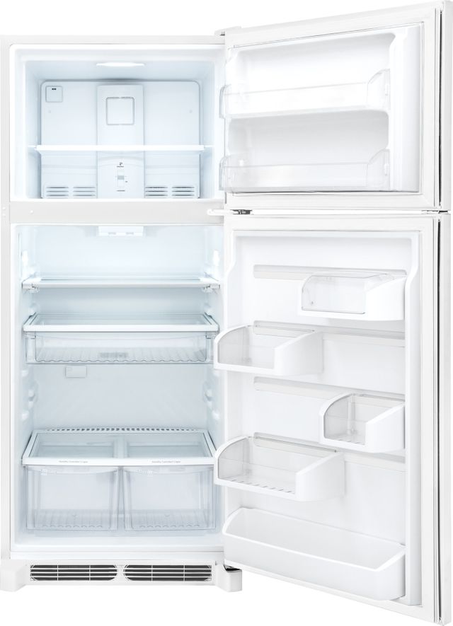 Frigidaire Gallery® 20.4 Cu. Ft. Top Freezer Refrigerator-Pearl White 2