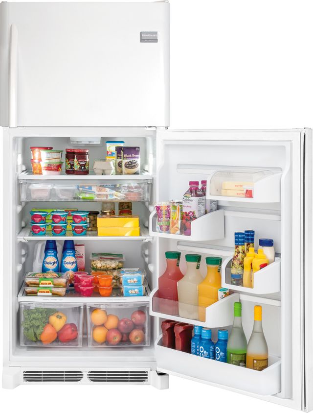 Frigidaire Gallery® 20.4 Cu. Ft. Top Freezer Refrigerator-Pearl White 5