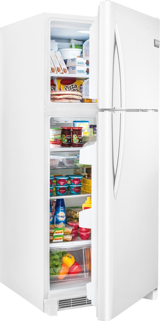 Frigidaire Gallery® 20.4 Cu. Ft. Top Freezer Refrigerator-Pearl White 6