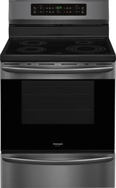 Frigidaire Gallery® 29.88" Black Stainless Steel Free Standing Induction Range