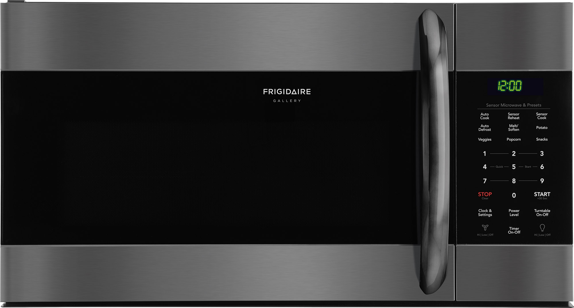 Frigidaire gallery store black stainless microwave