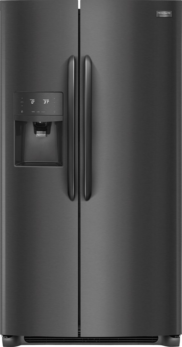 Frigidaire Gallery® 25.5 Cu. Ft. Black Stainless Steel Side-By-Side Refrigerator-0