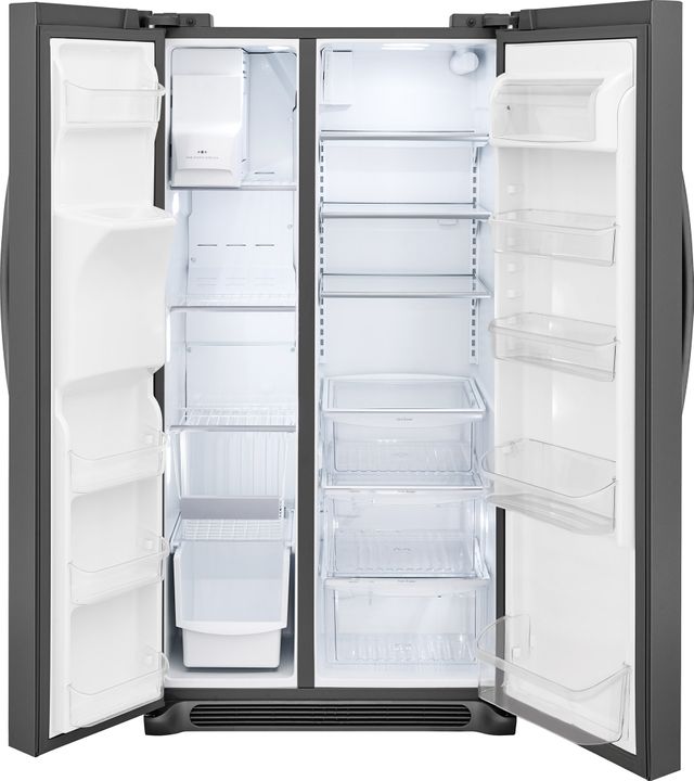 Frigidaire Gallery® 25.5 Cu. Ft. Black Stainless Steel Side-By-Side Refrigerator 1
