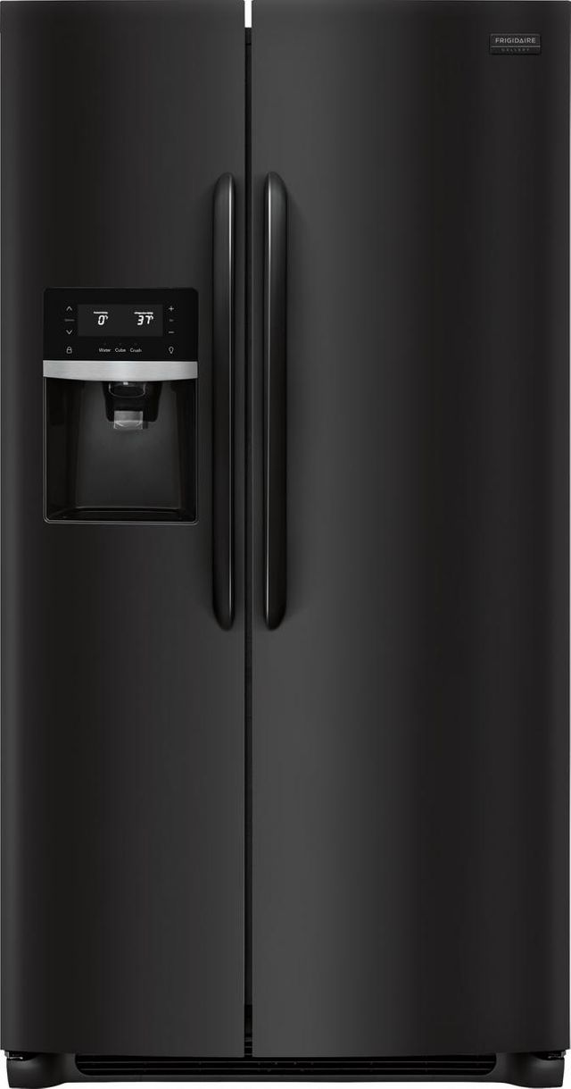 Frigidaire Gallery® 25.5 Cu. Ft. Ebony Black Side-By-Side Refrigerator 0