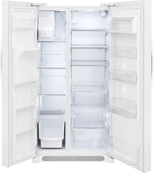 Frigidaire Gallery® 25.5 Cu. Ft. Pearl White Side-By-Side Refrigerator 1